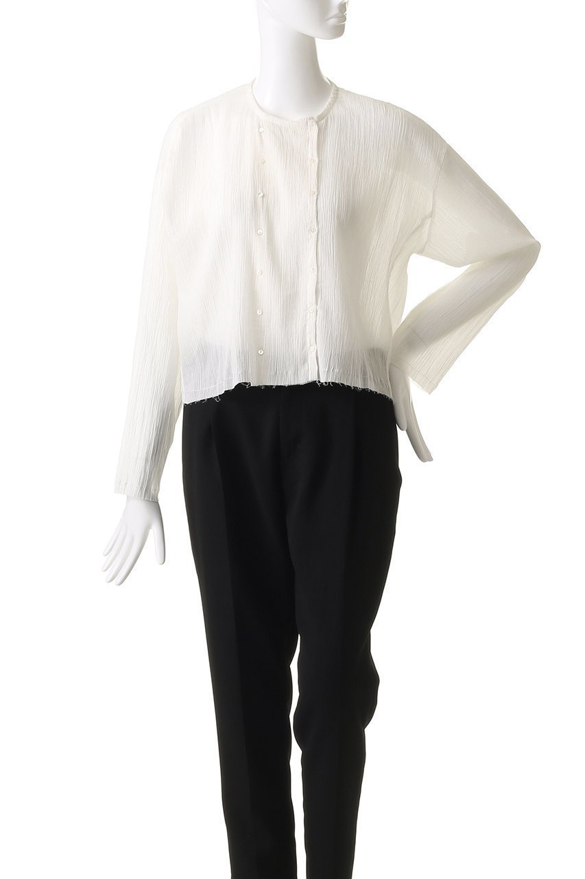 【ミズイロ インド/mizuiro ind】のcotton crape short shirt シャツ 人気、トレンドファッション・服の通販 founy(ファニー) 　ファッション　Fashion　レディースファッション　Ladies' Fashion Online　トップス・カットソー　Tops/Tshirt　シャツ/ブラウス　Shirts/Blouses　ロング / Tシャツ　T-Shirts　シアー　Sheer　ショート　Short　スリーブ　Sleeve　ロング　Long　ワイド　Wide　再入荷　Restock/Back In Stock/Re Arrival　夏　Summer　春　Spring　S/S・春夏　Ss・Spring/Summer　other-2|ID: prp329100004494698 ipo3291000000032648148