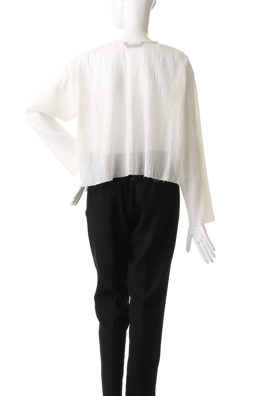 【ミズイロ インド/mizuiro ind】のcotton crape short shirt シャツ 人気、トレンドファッション・服の通販 founy(ファニー) 　ファッション　Fashion　レディースファッション　Ladies' Fashion Online　トップス・カットソー　Tops/Tshirt　シャツ/ブラウス　Shirts/Blouses　ロング / Tシャツ　T-Shirts　シアー　Sheer　ショート　Short　スリーブ　Sleeve　ロング　Long　ワイド　Wide　再入荷　Restock/Back In Stock/Re Arrival　夏　Summer　春　Spring　S/S・春夏　Ss・Spring/Summer　other-4|ID: prp329100004494698 ipo3291000000032648150