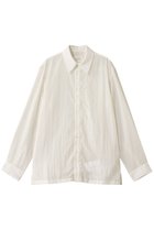 【ミディウミソリッド/MIDIUMISOLID / MEN】の【MEN】fly front nylon SH シャツ off white|ID:prp329100004494707