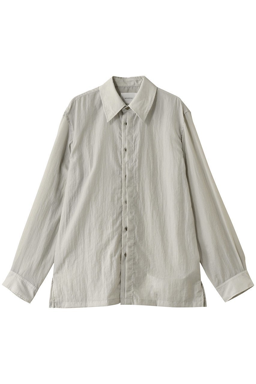 【ミディウミソリッド/MIDIUMISOLID / MEN】の【MEN】fly front nylon SH シャツ インテリア・キッズ・メンズ・レディースファッション・服の通販 founy(ファニー) 　ファッション　Fashion　メンズファッション　Fashion for Men　シンプル　Simple, Minimal　スリーブ　Sleeve, Long Sleeve / Short Sleeve　ロング　Long, Long-Length　長袖　Long Sleeve, Full Sleeve　beige|ID: prp329100004494707 ipo3291000000034604931