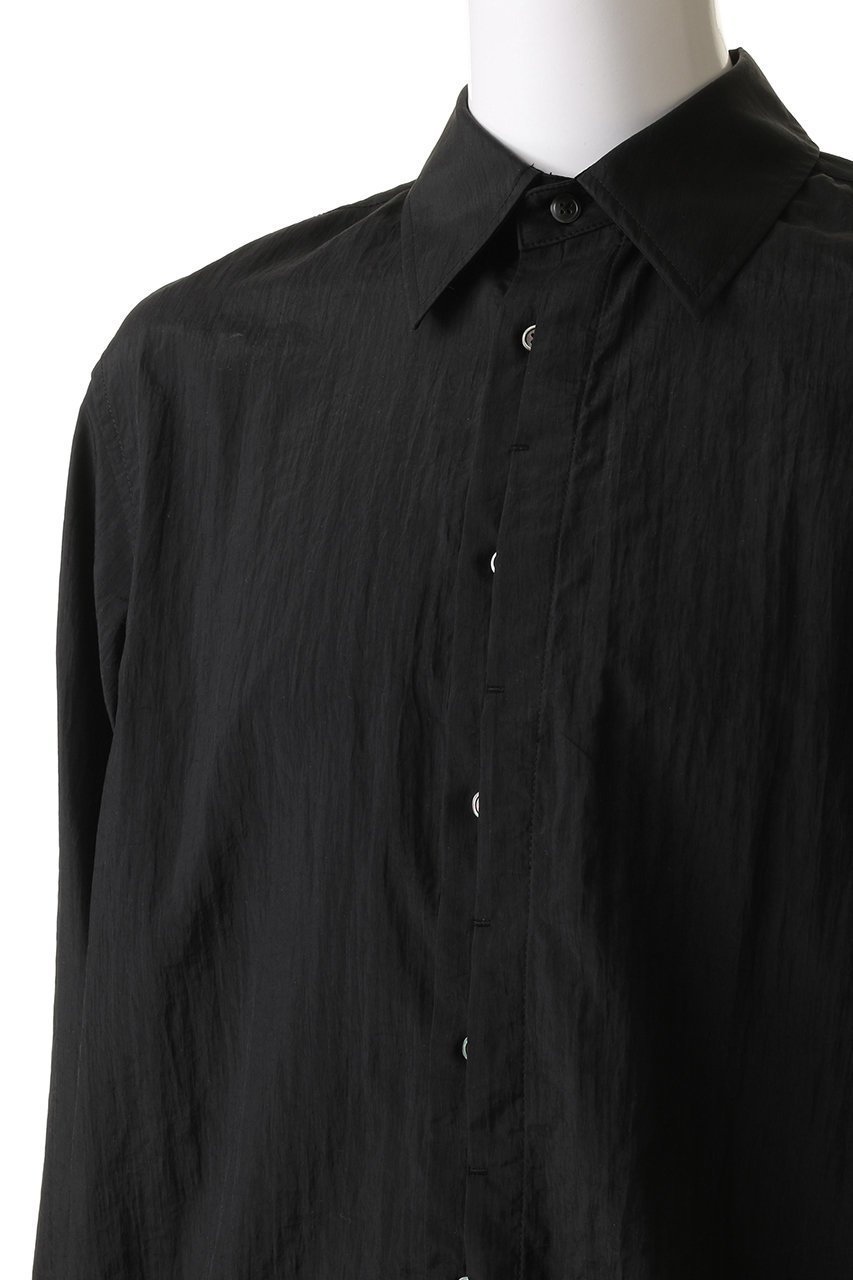 【ミディウミソリッド/MIDIUMISOLID / MEN】の【MEN】fly front nylon SH シャツ 人気、トレンドファッション・服の通販 founy(ファニー) 　ファッション　Fashion　メンズファッション　Fashion for Men　シンプル　Simple, Minimal　スリーブ　Sleeve, Long Sleeve / Short Sleeve　ロング　Long, Long-Length　長袖　Long Sleeve, Full Sleeve　other-5|ID: prp329100004494707 ipo3291000000034604936