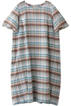 【キッドブルー/KID BLUE】の25シャーリングチェックナイティ ブラウン|ID:prp329100004494710