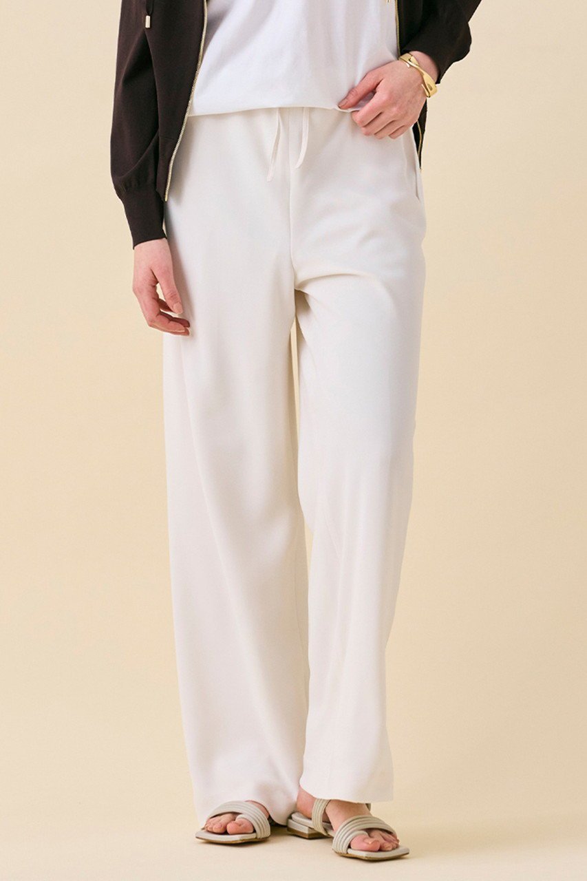 【ベイジ,/BEIGE,】のCELOSIA(セロシア)/ドロストワイドパンツ(ウォッシャブル対応) 人気、トレンドファッション・服の通販 founy(ファニー) 　ファッション　Fashion　レディースファッション　Fashion for Women　パンツ　Pants & Trousers　ウォッシャブル　Machine Washable　ドレープ　Drape, Draping Fabric　ファブリック　Fabric, Textile　ロング　Long, Long-Length　ワイド　Wide, Wide Fit　定番　Standard, Basic Item　other-7|ID: prp329100004494721 ipo3291000000035880117