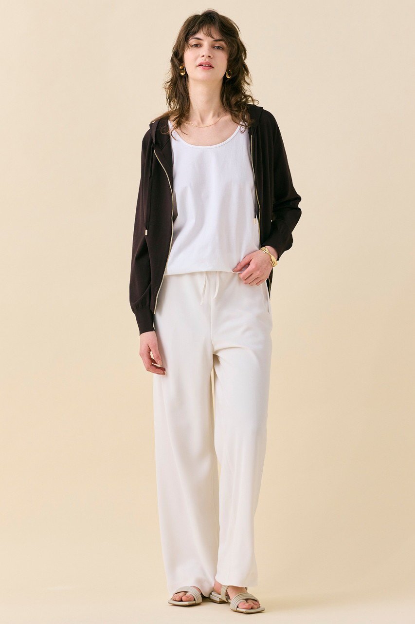 【ベイジ,/BEIGE,】のMONSTERA(モンステラ)/フーデットニット(ウォッシャブル対応) 人気、トレンドファッション・服の通販 founy(ファニー) 　ファッション　Fashion　レディースファッション　WOMEN　トップス・カットソー　Tops/Tshirt　ニット　Knit Tops　カーディガン　Cardigans　ウォッシャブル　Washable　カーディガン　Cardigan　ジップ　Zip　バランス　Balance　リュクス　Luxe　エレガント 上品　Elegant　other-6|ID: prp329100004494723 ipo3291000000032000443