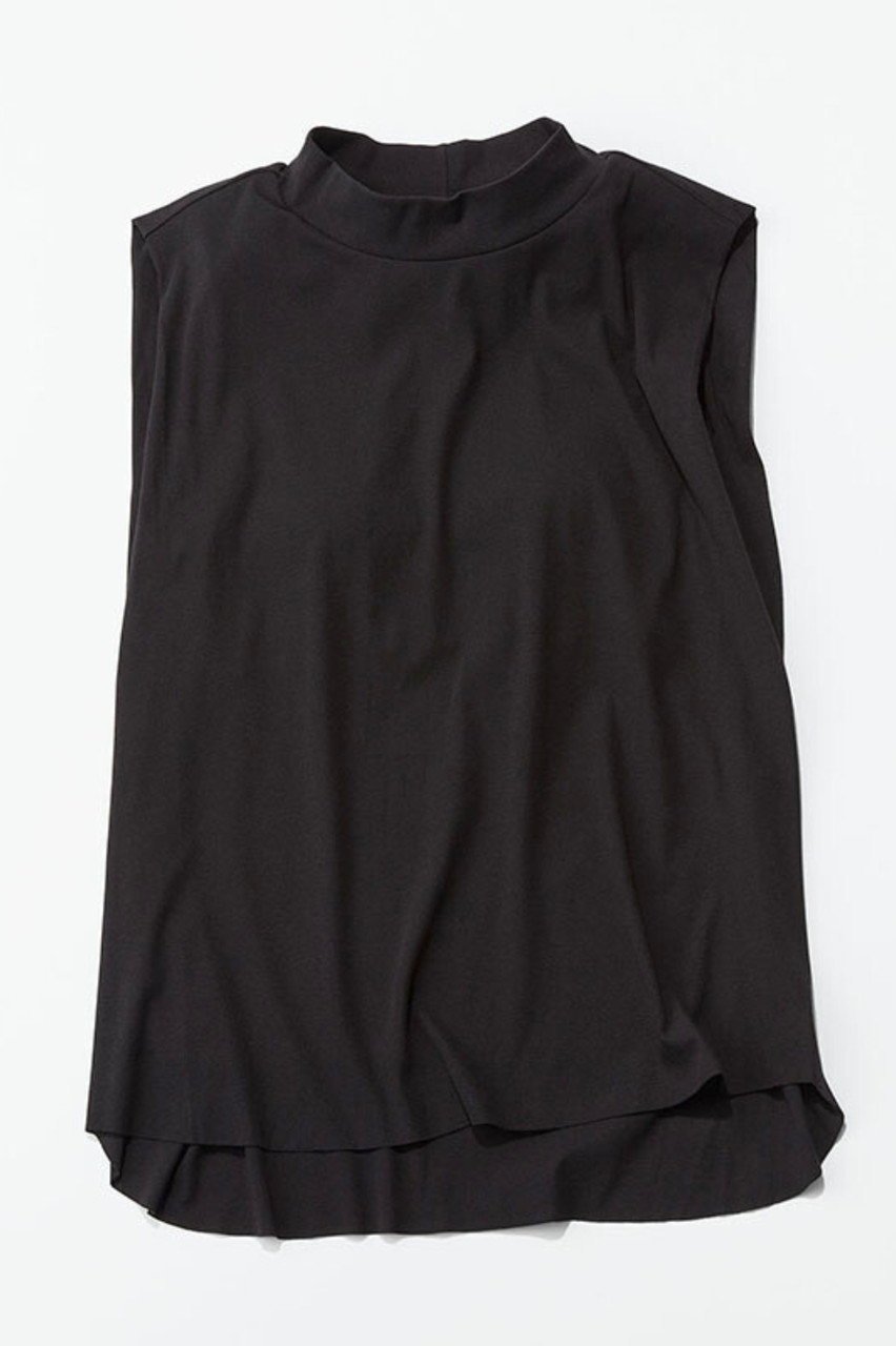 【サク レ/Sacre / GOODS】のフリーカットカップ付きスリーブレストップス インテリア・キッズ・メンズ・レディースファッション・服の通販 founy(ファニー) インナー Innerwear スリーブ Sleeve, Long Sleeve / Short Sleeve ハイネック High Neck, Mock Neck パジャマ Pajamas, Sleepwear ブラック|ID: prp329100004494725 ipo3291000000034462963