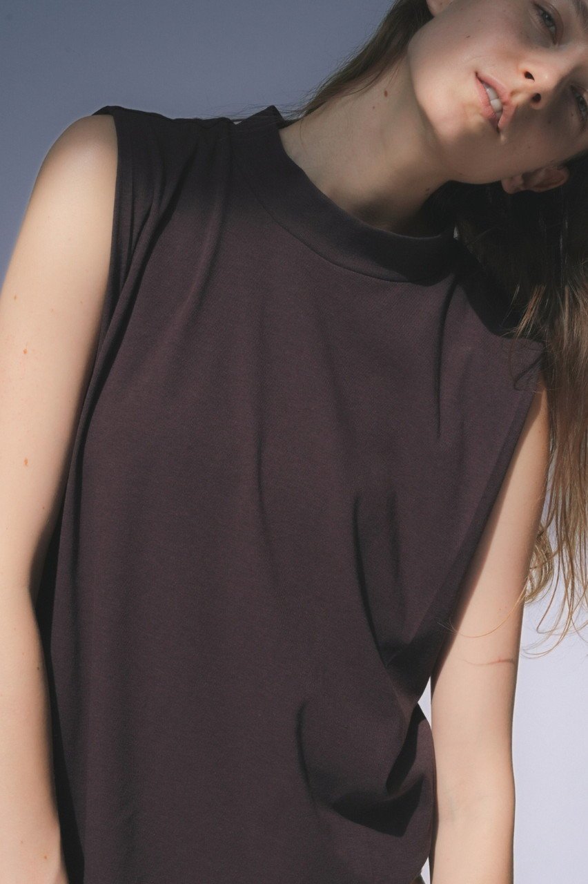 【サク レ/Sacre】のフリーカットカップ付きスリーブレストップス 人気、トレンドファッション・服の通販 founy(ファニー) 　ファッション　Fashion　レディースファッション　Fashion for Women　トップス・カットソー　Cut & Sew Tops　インナー　Innerwear　スリーブ　Sleeve, Long Sleeve / Short Sleeve　ハイネック　High Neck, Mock Neck　パジャマ　Pajamas, Sleepwear　再入荷　Restock / Back in Stock　other-4|ID: prp329100004494725 ipo3291000000034931134