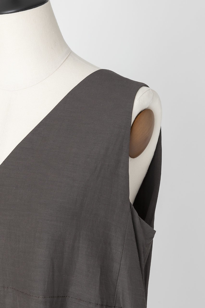 【オーヴィル/EAUVIRE】のスリーブレスドレス 人気、トレンドファッション・服の通販 founy(ファニー) 　ファッション　Fashion　レディースファッション　WOMEN　ワンピース　Dress　ドレス　Party Dresses　チュニック　Tunic　サマー　Summer　ストレッチ　Stretch　チュニック　Tunic　ドレス　Dress　リネン　Linen　切替　Switching　NEW・新作・新着・新入荷　New Arrivals　other-5|ID: prp329100004494728 ipo3291000000031699461