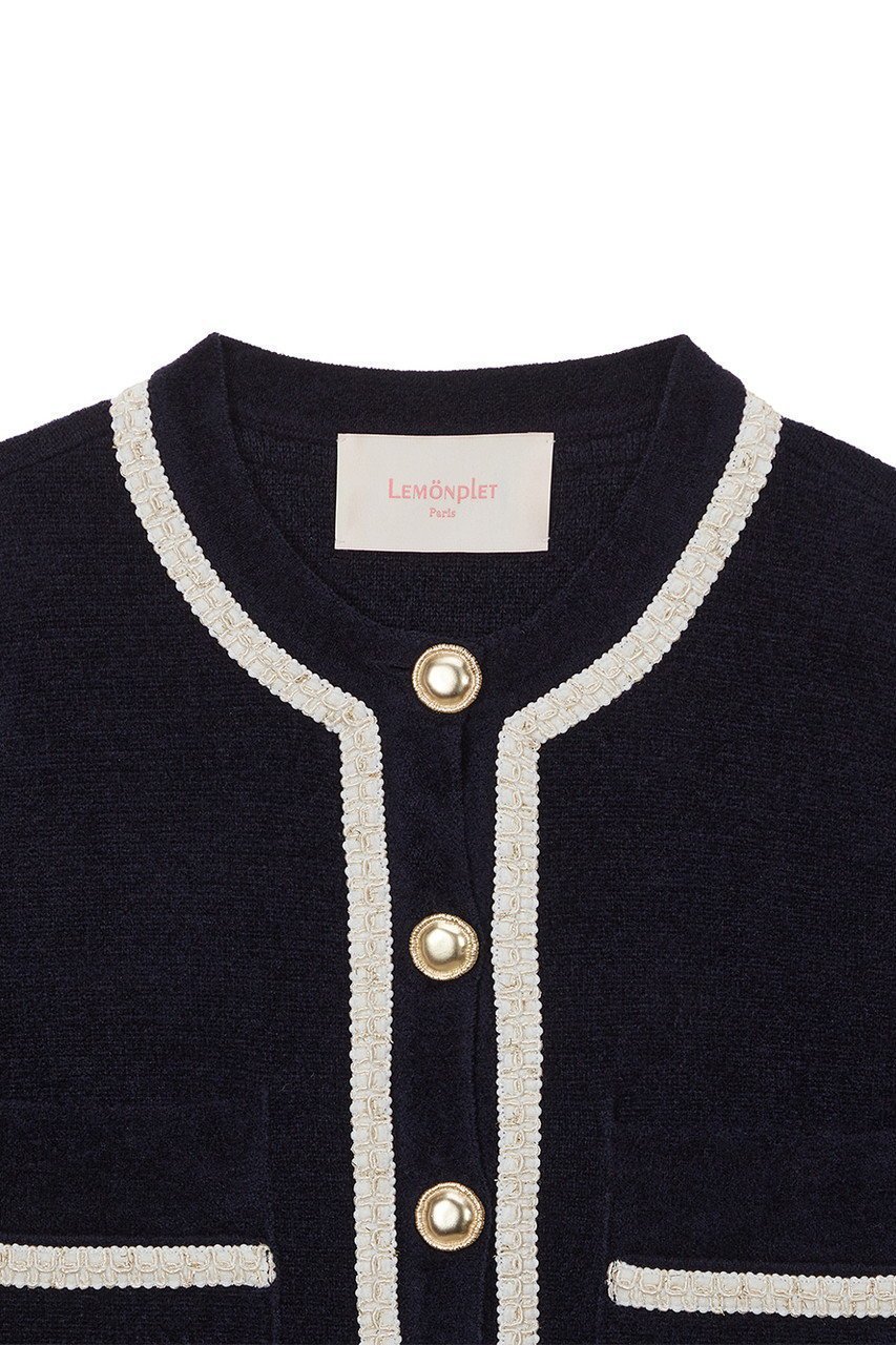 【レモンプレット/Lemonplet】のMIFERE CARDIGAN 人気、トレンドファッション・服の通販 founy(ファニー) 　ファッション　Fashion　レディースファッション　Fashion for Women　トップス・カットソー　Cut & Sew Tops　カーディガン・羽織り　Layered Style Cardigans　シャツ・ブラウス・オフィスカジュアル　Elegant Blouses & Button-Ups　ロングTシャツ・Tシャツ　Longline T-Shirts & Tees　カットソー・ベーシックTシャツ　Cut-and-Sewn Tops / Stretch Tees & Basics　カーディガン　Cardigan, Knitwear　クラシック　Classic, Timeless Style　スマート　Smart, Elegant　フロント　Front, Front Design　ブレード　Braid, Decorative Trim　ポケット　Pocket, Pocket Detail　エレガント 上品　Elegant　other-2|ID: prp329100004496040 ipo3291000000032849708