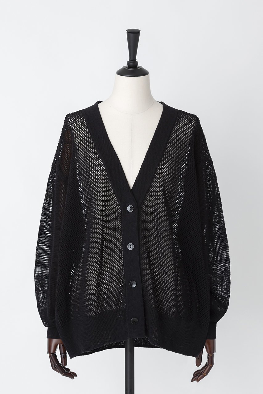 【オーヴィル/EAUVIRE】のワイドカーディガン インテリア・キッズ・メンズ・レディースファッション・服の通販 founy(ファニー) 　ファッション　Fashion　レディースファッション　Fashion for Women　トップス・カットソー　Cut & Sew Tops　カーディガン・羽織り　Layered Style Cardigans　シャツ・ブラウス・オフィスカジュアル　Elegant Blouses & Button-Ups　ロングTシャツ・Tシャツ　Longline T-Shirts & Tees　カットソー・ベーシックTシャツ　Cut-and-Sewn Tops / Stretch Tees & Basics　カーディガン　Cardigan, Knitwear　フィット　Fit, Slim Fit　ミックス　Mix, Mixed Style　メッシュ　Mesh, Net Fabric　リネン　Linen, Linen Fabric　ワイド　Wide, Wide Fit　ブラック|ID: prp329100004496044 ipo3291000000031711275