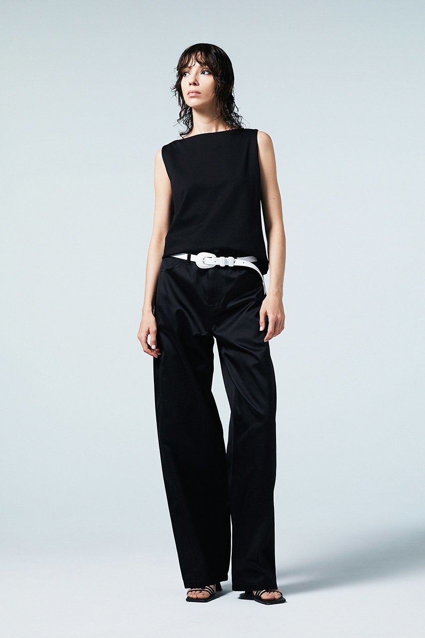 【オーヴィル/EAUVIRE】のスリーブレスジャージートップス 人気、トレンドファッション・服の通販 founy(ファニー) 　ファッション　Fashion　レディースファッション　Fashion for Women　トップス・カットソー　Cut & Sew Tops　キャミソール&ノースリーブ　Camisoles & Sleeveless Tops　シャツ・ブラウス・オフィスカジュアル　Elegant Blouses & Button-Ups　ロングTシャツ・Tシャツ　Longline T-Shirts & Tees　カットソー・ベーシックTシャツ　Cut-and-Sewn Tops / Stretch Tees & Basics　キャミソール　Camisole, Spaghetti Strap Top　タンク　Tank Top, Sleeveless Top　ダブル　Double, Double-Breasted　日本製　Made In Japan　other-8|ID: prp329100004496045 ipo3291000000032813415