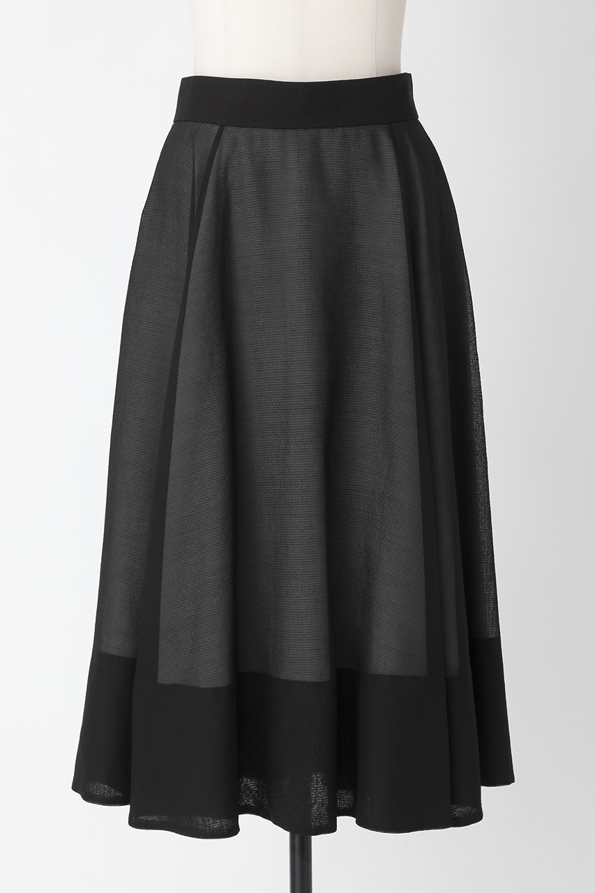 【オーヴィル/EAUVIRE】のワイドフレアスカート 人気、トレンドファッション・服の通販 founy(ファニー) 　ファッション　Fashion　レディースファッション　WOMEN　スカート　Skirt　Aライン/フレアスカート　Flared A-Line Skirts　シアー　Sheer　シルク　Silk　フレア　Flare　フレアースカート　Flared Skirt　NEW・新作・新着・新入荷　New Arrivals　日本製　Made In Japan　 other-1|ID: prp329100004496054 ipo3291000000031711371