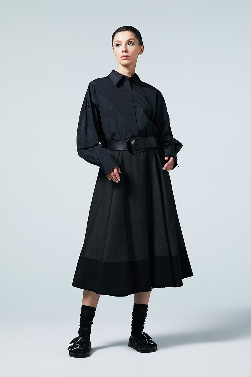 【オーヴィル/EAUVIRE】のワイドフレアスカート 人気、トレンドファッション・服の通販 founy(ファニー) 　ファッション　Fashion　レディースファッション　Fashion for Women　スカート　Skirts　Aライン・フレアスカート　A-Line & Flared Skirts　シアー　Sheer, See-Through　シルク　Silk, 100% Silk　フレア　Flare, Flared　フレアースカート　Flared Skirt, A-Line Skirt　日本製　Made In Japan　other-8|ID: prp329100004496054 ipo3291000000032846610
