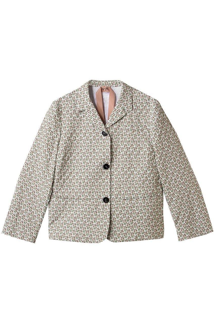 【ヌメロ ヴェントゥーノ/N°21】のシングルジャケット 人気、トレンドファッション・服の通販 founy(ファニー) 　ファッション　Fashion　レディースファッション　WOMEN　アウター　Coat Outerwear　ジャケット　Jackets　ジャケット　Jacket　フォルム　Form　フレア　Flare　マニッシュ　Mannish　NEW・新作・新着・新入荷　New Arrivals　 other-1|ID: prp329100004496055 ipo3291000000031711385