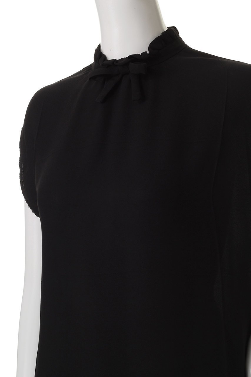 【ヌメロ ヴェントゥーノ/N°21】のノースリーブブラウス 人気、トレンドファッション・服の通販 founy(ファニー) 　ファッション　Fashion　レディースファッション　Fashion for Women　トップス・カットソー　Cut & Sew Tops　キャミソール&ノースリーブ　Camisoles & Sleeveless Tops　シャツ・ブラウス・オフィスカジュアル　Elegant Blouses & Button-Ups　なめらか　Smooth, Silky Texture　スタイリッシュ　Stylish, Fashionable　ノースリーブ　Sleeveless, No-Sleeve　フェミニン　Feminine, Girly　フリル　Frill, Ruffle　エレガント 上品　Elegant　other-5|ID: prp329100004496056 ipo3291000000034955184