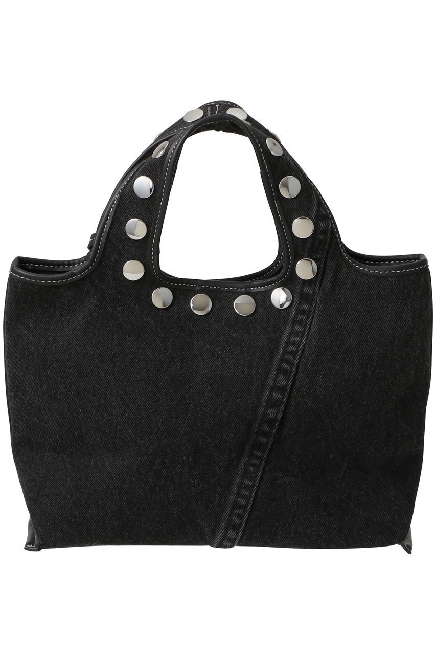 【スリーワン フィリップリム/3.1 Phillip Lim】のWASHED DENIM MINI MARKET スタッズ トートバッグ 人気、トレンドファッション・服の通販 founy(ファニー) 　ファッション　Fashion　レディースファッション　Fashion for Women　バッグ　Bags　ウォッシュ　Washed Finish　シルバー　Silver, Metallic Silver　スタッズ　Studs, Metal Accents　デニム　Denim, Jeans Material　other-3|ID: prp329100004496067 ipo3291000000032778228