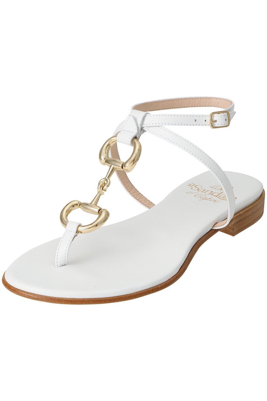 【イル サンダロ オブ カプリ/il Sandalo of Capri】のビット付きアンクルストラップトングサンダル 人気、トレンドファッション・服の通販 founy(ファニー) 　ファッション　Fashion　レディースファッション　Fashion for Women　エレガント 上品　Elegant　サンダル　Sandals, Summer Shoes　ヌーディ　Nude, Nude Tone　フェミニン　Feminine, Girly　夏　Summer　春　Spring　S/S・春夏　SS, Spring/Summer, Warm Season　other-5|ID: prp329100004496069 ipo3291000000032850420