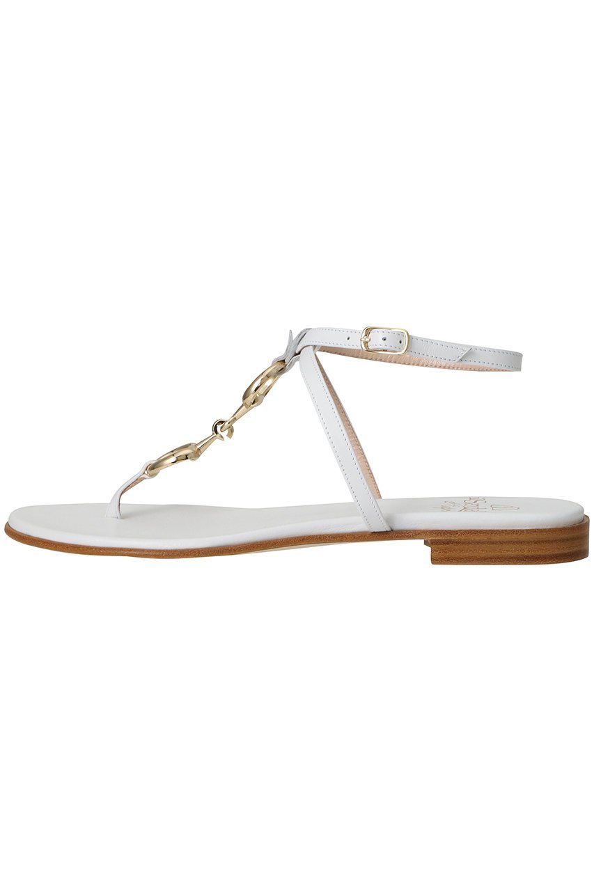 【イル サンダロ オブ カプリ/il Sandalo of Capri】のビット付きアンクルストラップトングサンダル 人気、トレンドファッション・服の通販 founy(ファニー) 　ファッション　Fashion　レディースファッション　Fashion for Women　エレガント 上品　Elegant　サンダル　Sandals, Summer Shoes　ヌーディ　Nude, Nude Tone　フェミニン　Feminine, Girly　夏　Summer　春　Spring　S/S・春夏　SS, Spring/Summer, Warm Season　other-3|ID: prp329100004496069 ipo3291000000034953149