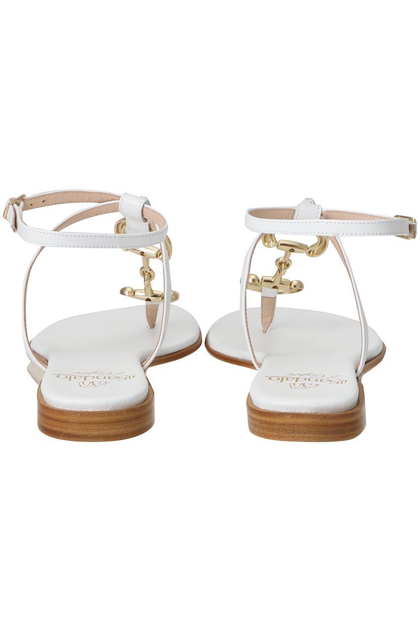 【イル サンダロ オブ カプリ/il Sandalo of Capri】のビット付きアンクルストラップトングサンダル 人気、トレンドファッション・服の通販 founy(ファニー) 　ファッション　Fashion　レディースファッション　Fashion for Women　エレガント 上品　Elegant　サンダル　Sandals, Summer Shoes　ヌーディ　Nude, Nude Tone　フェミニン　Feminine, Girly　夏　Summer　春　Spring　S/S・春夏　SS, Spring/Summer, Warm Season　other-4|ID: prp329100004496069 ipo3291000000035689936