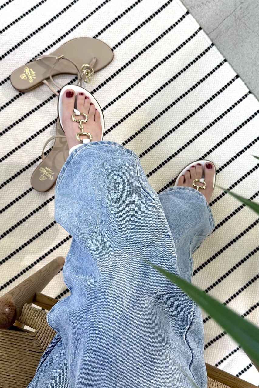 【イル サンダロ オブ カプリ/il Sandalo of Capri】のビット付きアンクルストラップトングサンダル 人気、トレンドファッション・服の通販 founy(ファニー) 　ファッション　Fashion　レディースファッション　Fashion for Women　エレガント 上品　Elegant　サンダル　Sandals, Summer Shoes　ヌーディ　Nude, Nude Tone　フェミニン　Feminine, Girly　夏　Summer　春　Spring　S/S・春夏　SS, Spring/Summer, Warm Season　other-7|ID: prp329100004496069 ipo3291000000035689939