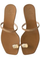 【イル サンダロ オブ カプリ/il Sandalo of Capri】のメタリックソールジュエルトゥリングサンダル 人気、トレンドファッション・服の通販 founy(ファニー) ファッション Fashion レディースファッション Fashion for Women サンダル Sandals, Summer Shoes ジュエル Jewel, Gemstone ヌーディ Nude, Nude Tone ラップ Wrap, Wrap Design 夏 Summer 春 Spring S/S・春夏 SS, Spring/Summer, Warm Season thumbnail キャメル|ID: prp329100004496072 ipo3291000000032850538
