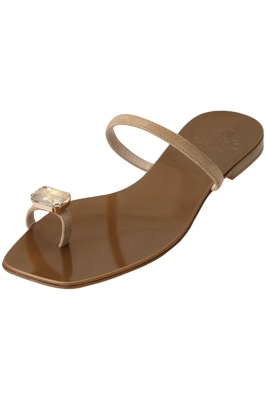 【イル サンダロ オブ カプリ/il Sandalo of Capri】のメタリックソールジュエルトゥリングサンダル 人気、トレンドファッション・服の通販 founy(ファニー) 　ファッション　Fashion　レディースファッション　Fashion for Women　サンダル　Sandals, Summer Shoes　ジュエル　Jewel, Gemstone　ヌーディ　Nude, Nude Tone　ラップ　Wrap, Wrap Design　夏　Summer　春　Spring　S/S・春夏　SS, Spring/Summer, Warm Season　other-4|ID: prp329100004496072 ipo3291000000032850556