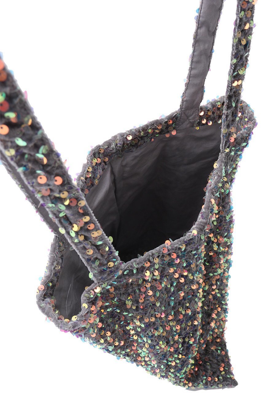 【ウーア/Uhr】のスパンコールベロア トートバッグ 人気、トレンドファッション・服の通販 founy(ファニー) 　ファッション　Fashion　レディースファッション　Fashion for Women　トップス・カットソー　Cut & Sew Tops　ベロアトップス　Velour Tops / Velvet-Look Items　バッグ　Bags　スパンコール　Sequins, Sequin Embellishment　ベロア　Velour, Soft Velvet　ラグジュアリー　Luxury, Elegant　夏　Summer　春　Spring　S/S・春夏　SS, Spring/Summer, Warm Season　other-5|ID: prp329100004496084 ipo3291000000036090477