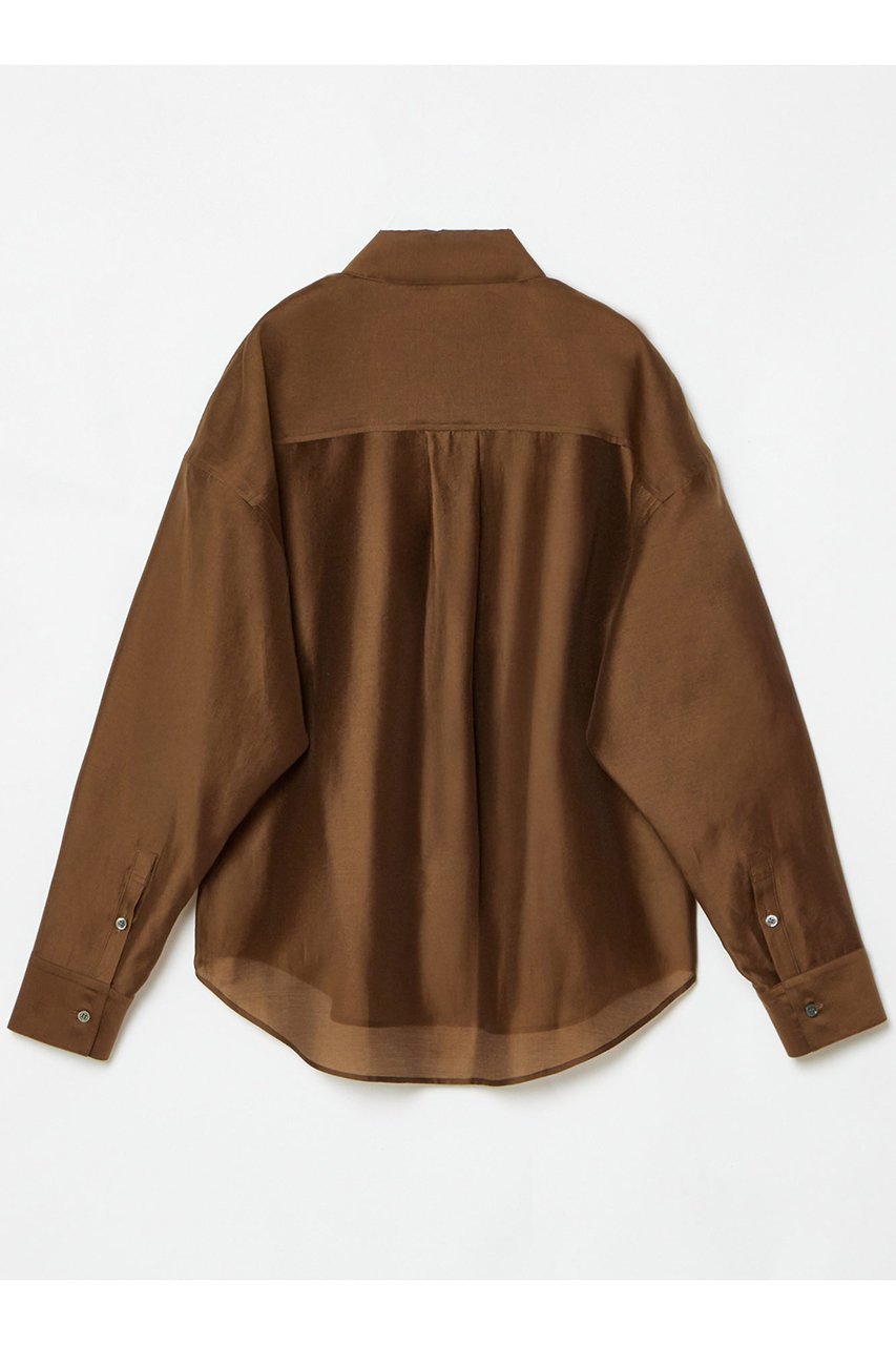 【アルアバイル/allureville】のナチュラルオーガンジーシャツブラウス 人気、トレンドファッション・服の通販 founy(ファニー) 　ファッション　Fashion　レディースファッション　Fashion for Women　トップス・カットソー　Cut & Sew Tops　シャツ・ブラウス・オフィスカジュアル　Elegant Blouses & Button-Ups　おすすめ　Recommended / Our Picks　インナー　Innerwear　カーディガン　Cardigan, Knitwear　キャミソール　Camisole, Spaghetti Strap Top　スリーブ　Sleeve, Long Sleeve / Short Sleeve　タンク　Tank Top, Sleeveless Top　ロング　Long, Long-Length　エレガント 上品　Elegant　other-2|ID: prp329100004496109 ipo3291000000035686272