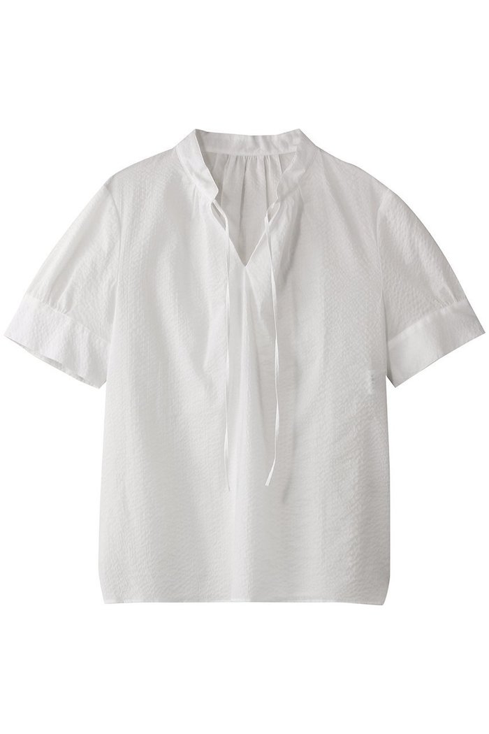 【アルアバイル/allureville】のリップルスタンドカラーブラウス インテリア・キッズ・メンズ・レディースファッション・服の通販 founy(ファニー) https://founy.com/ ファッション Fashion レディースファッション WOMEN トップス・カットソー Tops/Tshirt シャツ/ブラウス Shirts/Blouses ショート Short シンプル Simple スキッパー Skipper スリーブ Sleeve エレガント 上品 Elegant 夏 Summer |ID: prp329100004496110 ipo3291000000031711816