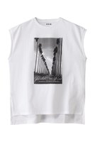 【エリオポール/heliopole】の【THREE DOTS】グラフィックタンクトップ 人気、トレンドファッション・服の通販 founy(ファニー) ファッション Fashion レディースファッション WOMEN トップス・カットソー Tops/Tshirt キャミソール / ノースリーブ No Sleeves シャツ/ブラウス Shirts/Blouses ロング / Tシャツ T-Shirts カットソー Cut and Sewn キャミソール Camisole グラフィック Graphic シンプル Simple スリット Slit スリーブ Sleeve タンク Tank フレンチ French プリント Print ヘムライン Hemline モノトーン Monotone NEW・新作・新着・新入荷 New Arrivals |ID:prp329100004496114