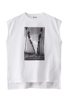 【エリオポール/heliopole】の【THREE DOTS】グラフィックタンクトップ ホワイト|ID: prp329100004496114 ipo3291000000036007081