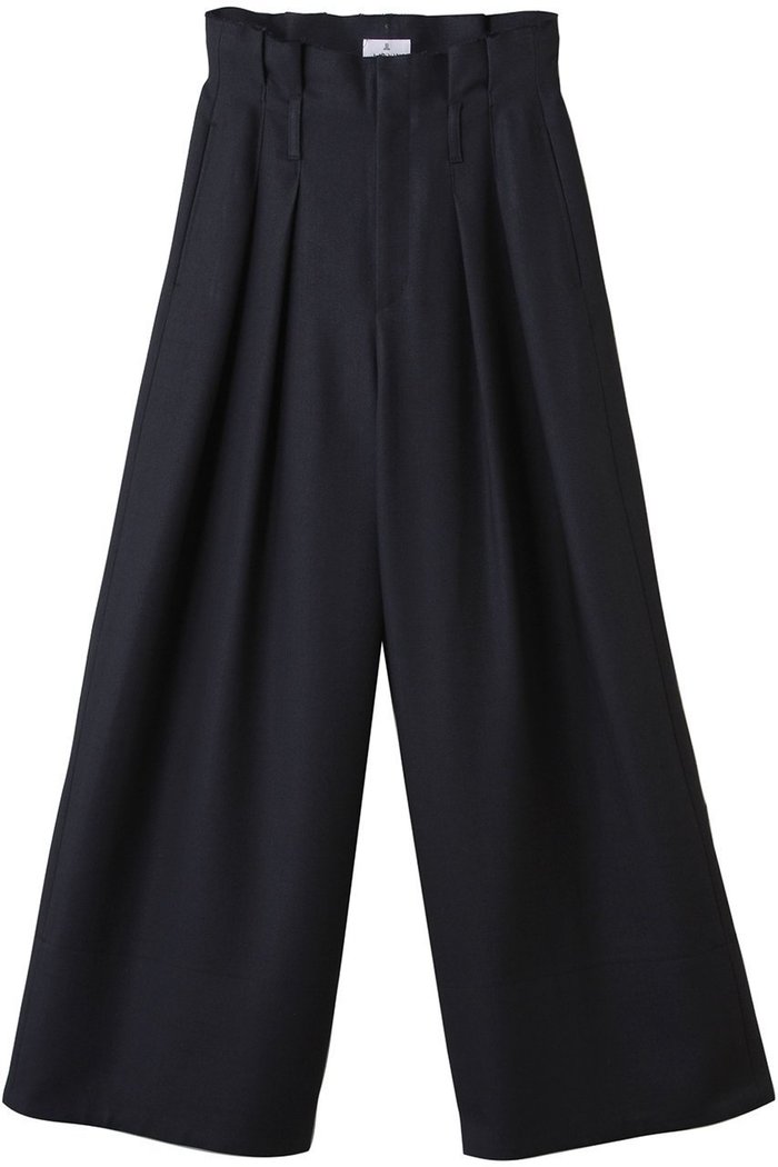 【ランバン オン ブルー/LANVIN en Bleu】のオックスハイウエストワイドパンツ インテリア・キッズ・メンズ・レディースファッション・服の通販 founy(ファニー) https://founy.com/ ファッション Fashion レディースファッション WOMEN パンツ Pants ダブル Double マニッシュ Mannish リラックス Relax ワイド Wide |ID: prp329100004496121 ipo3291000000031711889