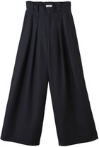 【ランバン オン ブルー/LANVIN en Bleu】のオックスハイウエストワイドパンツ ネイビー|ID: prp329100004496121 ipo3291000000032900979