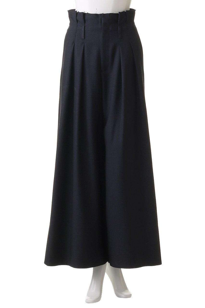 【ランバン オン ブルー/LANVIN en Bleu】のオックスハイウエストワイドパンツ 人気、トレンドファッション・服の通販 founy(ファニー) 　ファッション　Fashion　レディースファッション　Fashion for Women　パンツ　Pants & Trousers　ダブル　Double, Double-Breasted　マニッシュ　Mannish, Boyish　リラックス　Relax, Relaxed Fit　ワイド　Wide, Wide Fit　other-2|ID: prp329100004496121 ipo3291000000032900983