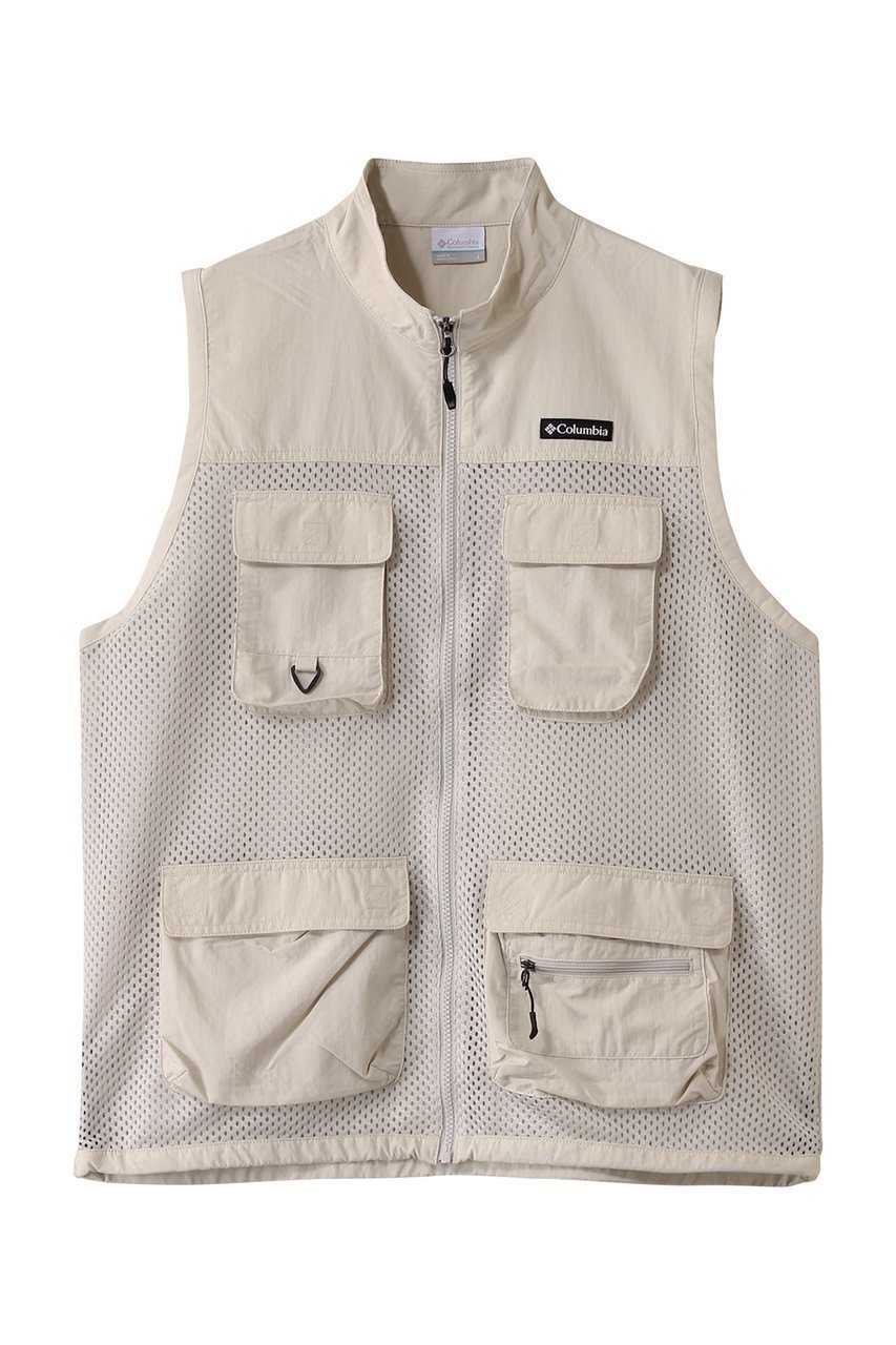 【コロンビア/Columbia / MEN】の【MEN】シュガーブルックベスト インテリア・キッズ・メンズ・レディースファッション・服の通販 founy(ファニー) 　ファッション　Fashion　メンズファッション　Fashion for Men　アウター　Men's Coats Outerwear　アウトドア　Outdoor Clothing　スポーツ　Sports, Activewear　ドローコード　Drawcord, Drawstring Cord　ベスト　Vest, Waistcoat　ポケット　Pocket, Pocket Detail　メッシュ　Mesh, Net Fabric　夏　Summer　定番　Standard, Basic Item　Dark Stone|ID: prp329100004496125 ipo3291000000032806244