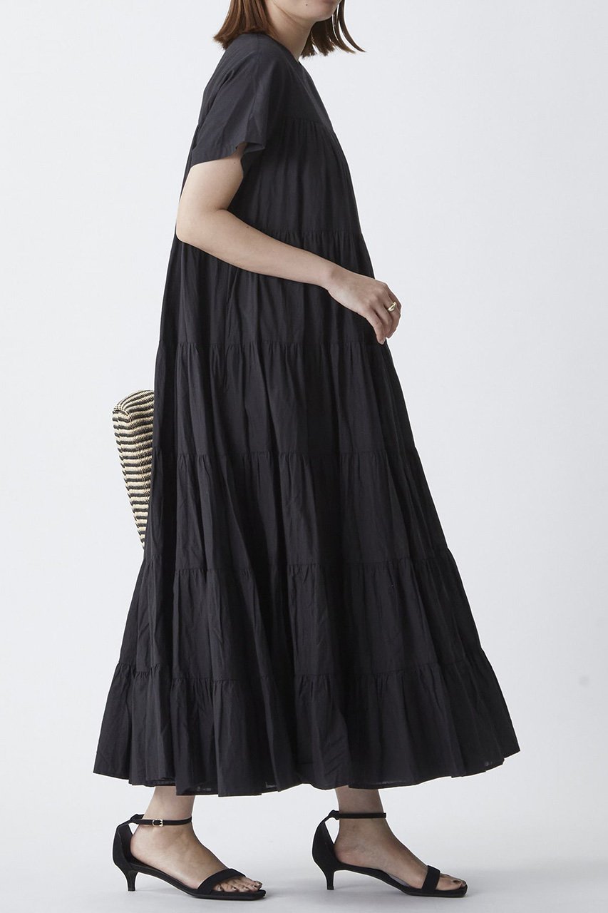 【プルミエ アロンディスモン/1er Arrondissement】の【normment】コットンボイルティアードワンピース 人気、トレンドファッション・服の通販 founy(ファニー) 　ファッション　Fashion　レディースファッション　Fashion for Women　ワンピース　Dresses　チュニック　Tunic Tops & Dresses　エレガント 上品　Elegant　チュニック　Tunic, Long Top　フェミニン　Feminine, Girly　ロング　Long, Long-Length　夏　Summer　春　Spring　S/S・春夏　SS, Spring/Summer, Warm Season　other-6|ID: prp329100004496130 ipo3291000000036150079