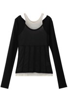 【プランク プロジェクト/PRANK PROJECT】のレイヤードマルチトップス BLK(ブラック)|ID: prp329100004496141 ipo3291000000032851427