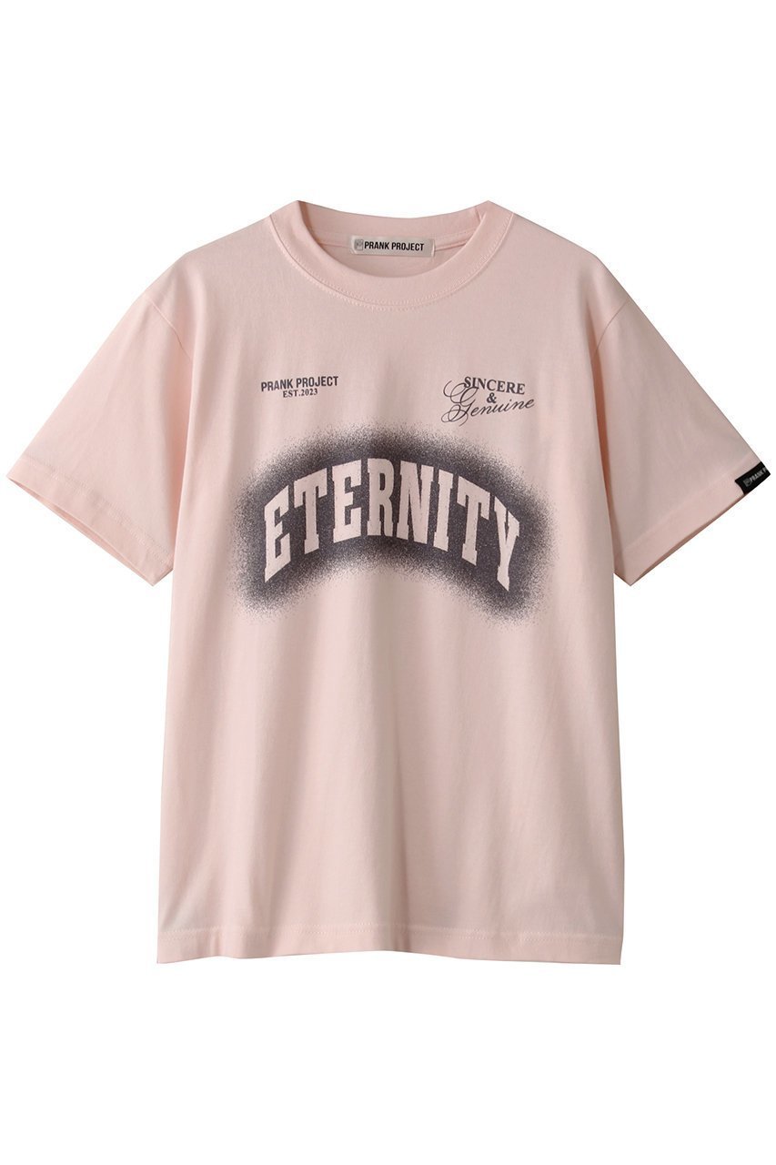 【プランク プロジェクト/PRANK PROJECT】のスプレープリントTシャツ / Spray Print Tee インテリア・キッズ・メンズ・レディースファッション・服の通販 founy(ファニー) 　ファッション　Fashion　レディースファッション　Fashion for Women　トップス・カットソー　Cut & Sew Tops　シャツ・ブラウス・オフィスカジュアル　Elegant Blouses & Button-Ups　ロングTシャツ・Tシャツ　Longline T-Shirts & Tees　カットソー・ベーシックTシャツ　Cut-and-Sewn Tops / Stretch Tees & Basics　コンパクト　Compact, Small Size　ショート　Short, Short Length　スリーブ　Sleeve, Long Sleeve / Short Sleeve　プリント　Print, Printed Pattern　PNK(ピンク)|ID: prp329100004496142 ipo3291000000032851502