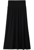 【スリー ドッツ/three dots】のトラベルライン フォールドオーバー スカート ブラック|ID: prp329100004496145 ipo3291000000035936271