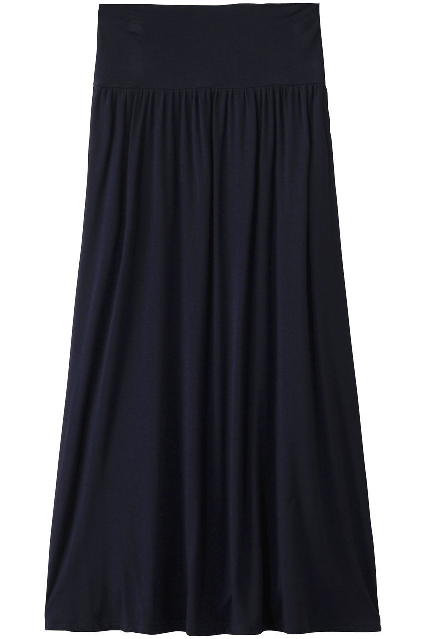 【スリー ドッツ/three dots】のトラベルライン フォールドオーバー スカート インテリア・キッズ・メンズ・レディースファッション・服の通販 founy(ファニー) 　ファッション　Fashion　レディースファッション　Fashion for Women　スカート　Skirts　ロングスカート　Long Skirts / Maxi & Midi Skirts　ギャザー　Gathered, Ruffled　トラベル　Travel, Travel Gear　ロング　Long, Long-Length　旅行　Travel　ネイビー|ID: prp329100004496145 ipo3291000000035936273