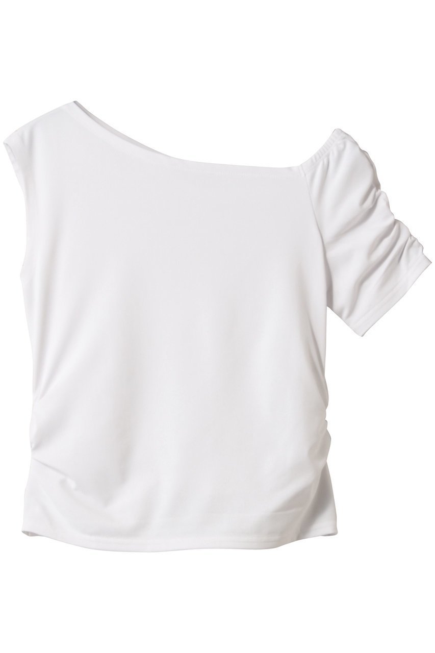 【ジュリエ/Julier】のEcocoアシンメトリートップス インテリア・キッズ・メンズ・レディースファッション・服の通販 founy(ファニー) 　ファッション　Fashion　レディースファッション　WOMEN　トップス・カットソー　Tops/Tshirt　スポーツウェア　Sportswear　スポーツ トップス　Sports Tops　シンプル　Simple　スポーツ　Sports　ワーク　Work　NEW・新作・新着・新入荷　New Arrivals　ホワイト|ID: prp329100004496153 ipo3291000000031712255
