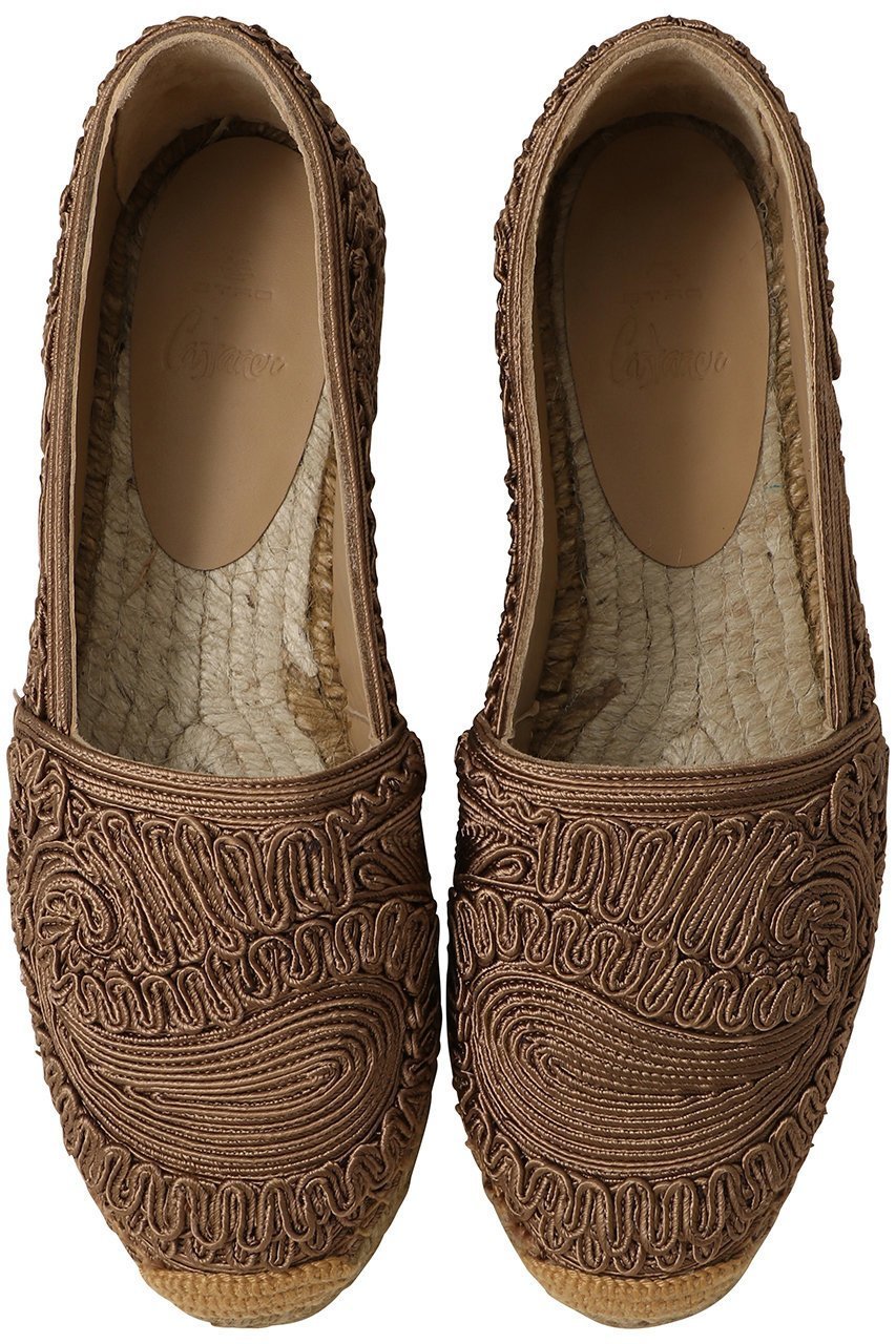 【カスタニエール/Castaner】の【ETRO×Castaner】KENDA PAISLEY ETRO 刺繍エスパドリーユ インテリア・キッズ・メンズ・レディースファッション・服の通販 founy(ファニー) 　ファッション　Fashion　レディースファッション　Fashion for Women　シューズ　Shoes, Footwear　フラット　Flat, Flat Shoes　ペイズリー　Paisley, Ethnic Pattern　モダン　Modern, Contemporary　夏　Summer　トープ|ID: prp329100004497544 ipo3291000000034953227