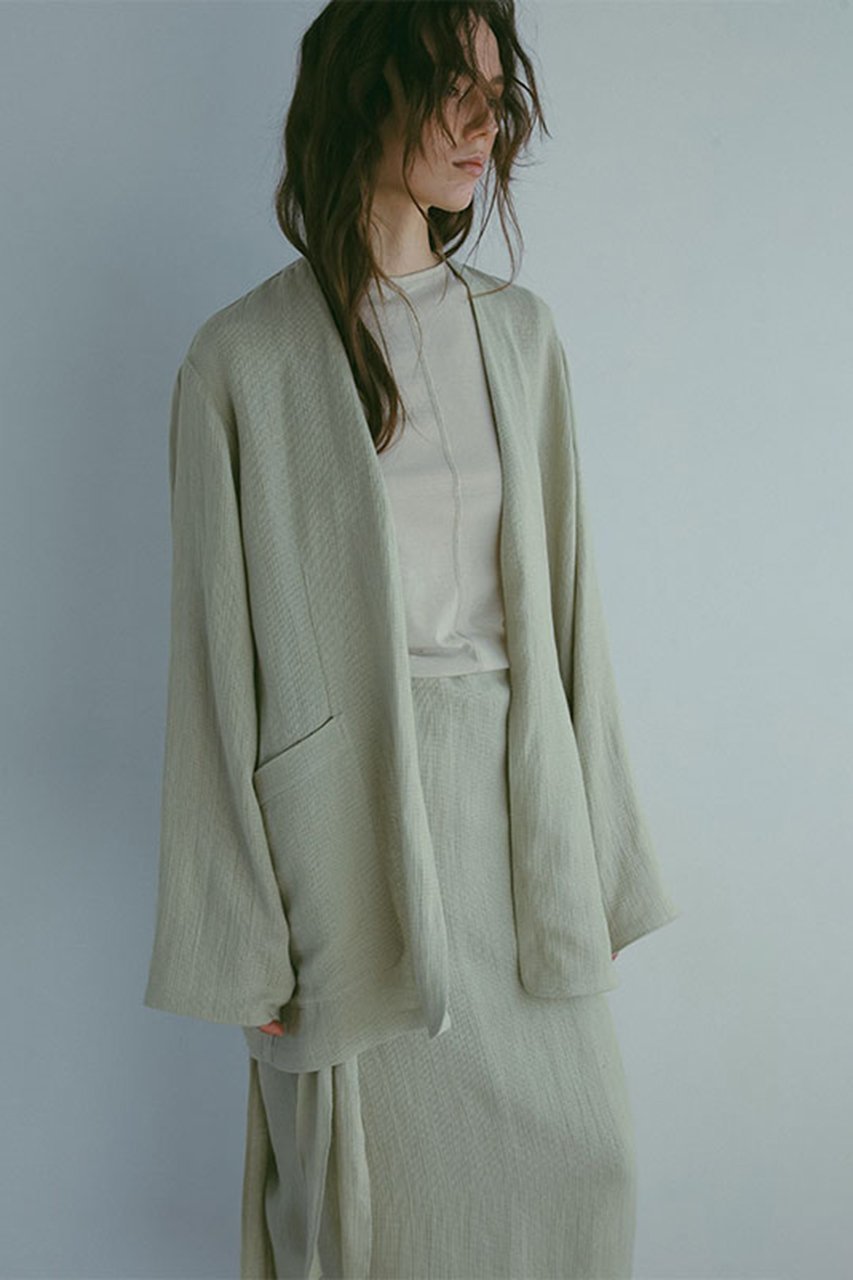 【エトレトウキョウ/ETRE TOKYO】のレノクロスリラクシージャケット 人気、トレンドファッション・服の通販 founy(ファニー) 　ファッション　Fashion　レディースファッション　Fashion for Women　アウター　Coat / Outerwear Collection　レディースジャケット・軽アウター　Jackets　おすすめ　Recommended / Our Picks　カーディガン　Cardigan, Knitwear　ジャケット　Jacket, Outerwear　セットアップ　Set-Up, Coordinated Outfit　プリント　Print, Printed Pattern　メッシュ　Mesh, Net Fabric　リネン　Linen, Linen Fabric　other-2|ID: prp329100004497571 ipo3291000000032952648