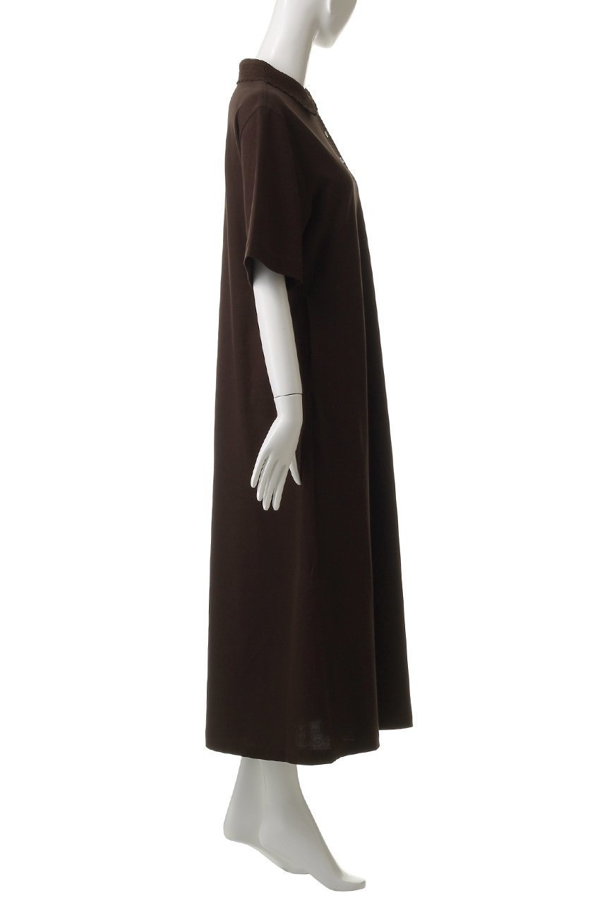 【エブール/ebure】のクロシェパーツカノコ ポロカラーワンピース 人気、トレンドファッション・服の通販 founy(ファニー) 　ファッション　Fashion　レディースファッション　WOMEN　ワンピース　Dress　チュニック　Tunic　かぎ針　Crochet　ダブル　Double　チュニック　Tunic　フレア　Flare　リラックス　Relax　NEW・新作・新着・新入荷　New Arrivals　other-3|ID: prp329100004497573 ipo3291000000031728260