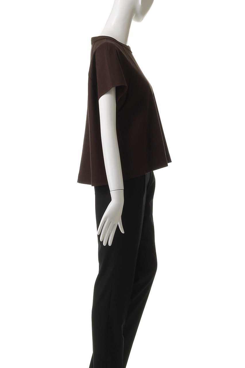 【エブール/ebure】のクロシェパーツカノコ フレアカットソー 人気、トレンドファッション・服の通販 founy(ファニー) 　ファッション　Fashion　レディースファッション　Fashion for Women　トップス・カットソー　Cut & Sew Tops　シャツ・ブラウス・オフィスカジュアル　Elegant Blouses & Button-Ups　ロングTシャツ・Tシャツ　Longline T-Shirts & Tees　カットソー・ベーシックTシャツ　Cut-and-Sewn Tops / Stretch Tees & Basics　かぎ針　Crochet　ショート　Short, Short Length　スリーブ　Sleeve, Long Sleeve / Short Sleeve　ダブル　Double, Double-Breasted　バランス　Balance, Style Balance　フレア　Flare, Flared　other-3|ID: prp329100004497577 ipo3291000000032847766