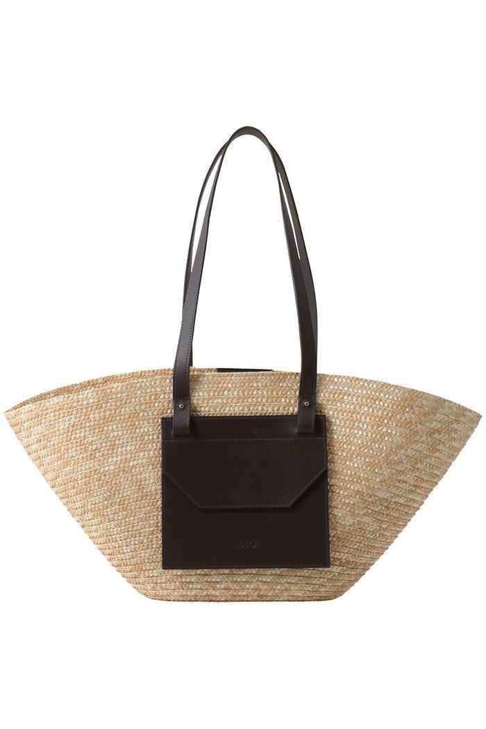 【カタルツィ/CATARZI 1910】のMINORCA レザーポケット付きストローバスケット インテリア・キッズ・メンズ・レディースファッション・服の通販 founy(ファニー) https://founy.com/ ファッション Fashion レディースファッション Fashion for Women エレガント 上品 Elegant バスケット Basket, Basket Bag ファブリック Fabric, Textile ポケット Pocket, Pocket Detail 夏 Summer |ID: prp329100004497578 ipo3291000000032778370