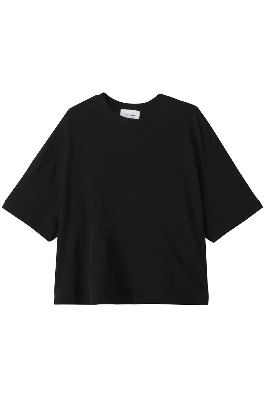 【スタニングルアー/STUNNING LURE】のヴィンテージルーズTシャツ インテリア・キッズ・メンズ・レディースファッション・服の通販 founy(ファニー) 　ファッション　Fashion　レディースファッション　WOMEN　トップス・カットソー　Tops/Tshirt　シャツ/ブラウス　Shirts/Blouses　ロング / Tシャツ　T-Shirts　カットソー　Cut and Sewn　ショート　Short　スリーブ　Sleeve　ダメージ　Damage　ルーズ　Loose　ヴィンテージ　Vintage　NEW・新作・新着・新入荷　New Arrivals　ブラック|ID: prp329100004497583 ipo3291000000031974001