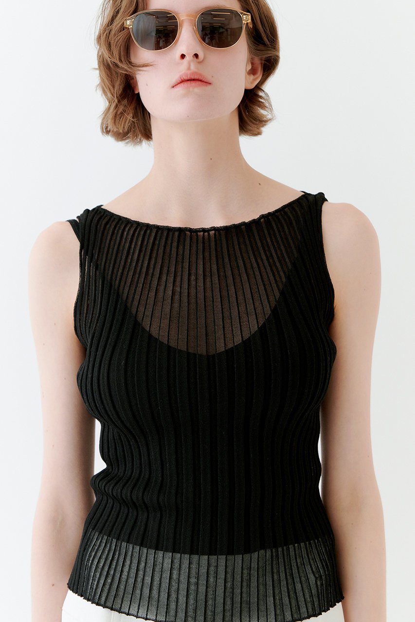 【スタニングルアー/STUNNING LURE】のrシアーリブボートネック 人気、トレンドファッション・服の通販 founy(ファニー) 　ファッション　Fashion　レディースファッション　WOMEN　トップス・カットソー　Tops/Tshirt　ニット　Knit Tops　プルオーバー　Pullover　シアー　Sheer　デコルテ　Decolletage　エレガント 上品　Elegant　NEW・新作・新着・新入荷　New Arrivals　other-3|ID: prp329100004497586 ipo3291000000031974014