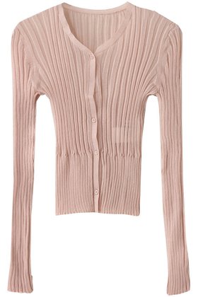 【スタニングルアー/STUNNING LURE】のrシアーリブVネックカーディガン 人気、トレンドファッション・服の通販 founy(ファニー) ファッション Fashion レディースファッション Fashion for Women トップス・カットソー Cut & Sew Tops ニット Knit Tops & Sweaters カーディガン・羽織り Layered Style Cardigans Vネックトップス V-Neck Tops / V-Cut Neckline Shirts カーディガン Cardigan, Knitwear シアー Sheer, See-Through シンプル Simple, Minimal デコルテ Décolleté, Neckline エレガント 上品 Elegant 切替 Switching, Contrast Panel |ID:prp329100004497587