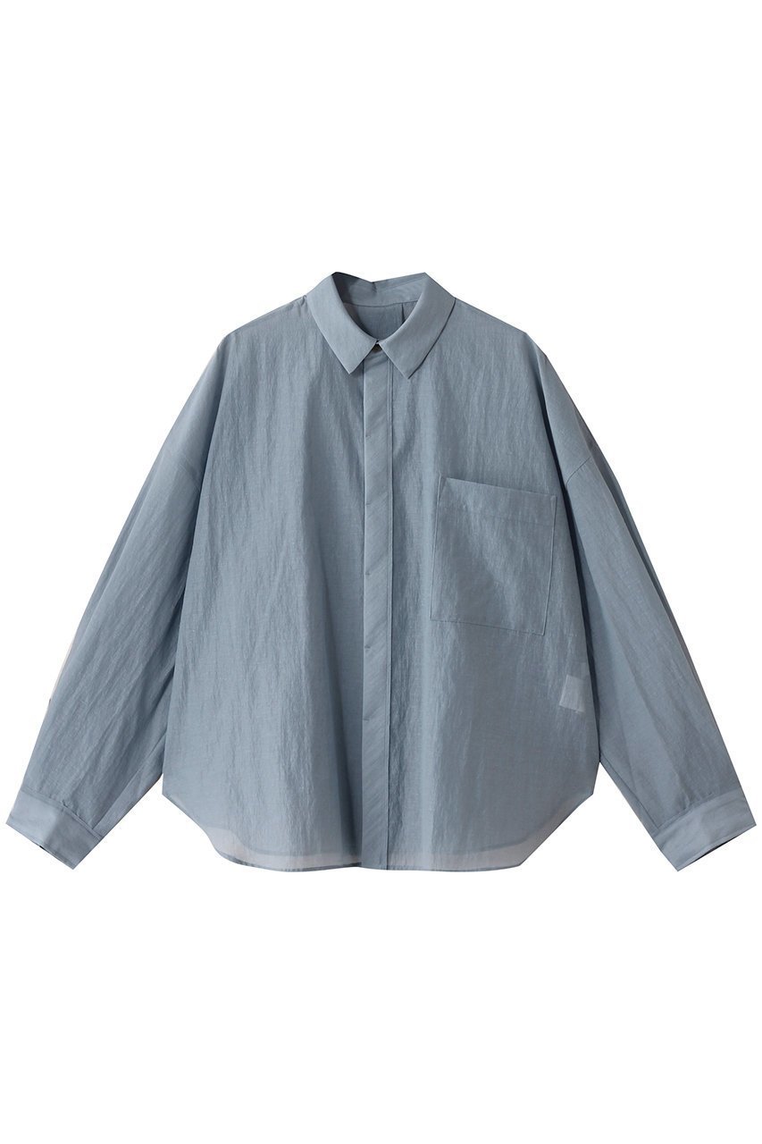 【スタニングルアー/STUNNING LURE】のスリーブコンシャスシャツ インテリア・キッズ・メンズ・レディースファッション・服の通販 founy(ファニー) 　ファッション　Fashion　レディースファッション　WOMEN　トップス・カットソー　Tops/Tshirt　シャツ/ブラウス　Shirts/Blouses　スリーブ　Sleeve　マニッシュ　Mannish　ロング　Long　NEW・新作・新着・新入荷　New Arrivals　羽織　Haori　ライトブルー|ID: prp329100004497588 ipo3291000000031974028