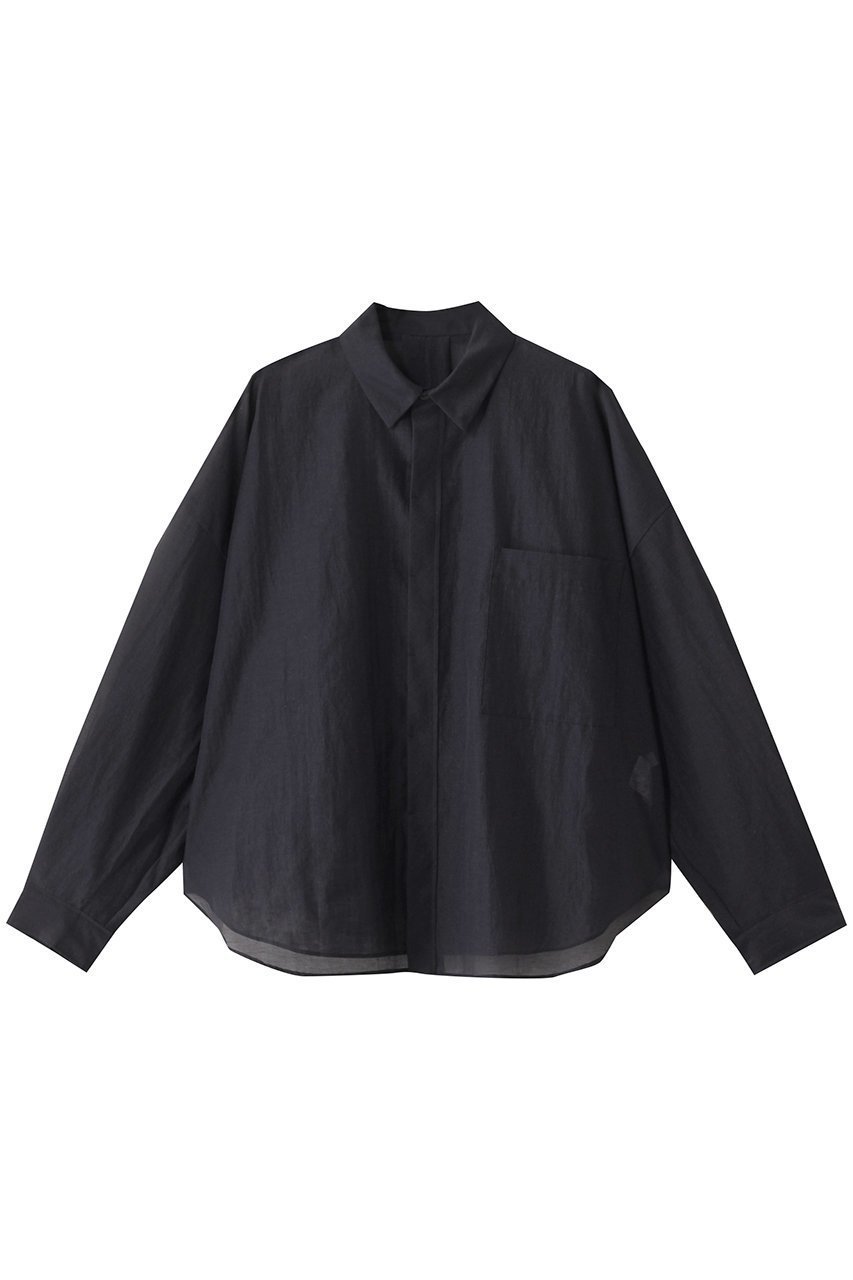 【スタニングルアー/STUNNING LURE】のスリーブコンシャスシャツ インテリア・キッズ・メンズ・レディースファッション・服の通販 founy(ファニー) 　ファッション　Fashion　レディースファッション　WOMEN　トップス・カットソー　Tops/Tshirt　シャツ/ブラウス　Shirts/Blouses　スリーブ　Sleeve　マニッシュ　Mannish　ロング　Long　NEW・新作・新着・新入荷　New Arrivals　羽織　Haori　ネイビー|ID: prp329100004497588 ipo3291000000031974029